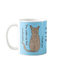 Achterkant van Cat Baby Blue