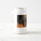 Achterkant van deze halloween bierpul (Voorkant links)