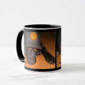 Achterkant van deze halloween mok (Voorkant links)