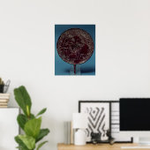 Achterkant van een bronzen spiegel poster (Thuiskantoor)