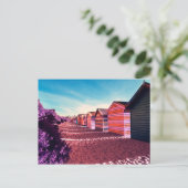 Achterkant van het Brighton Beach Poster Briefkaart (Staand voorkant)