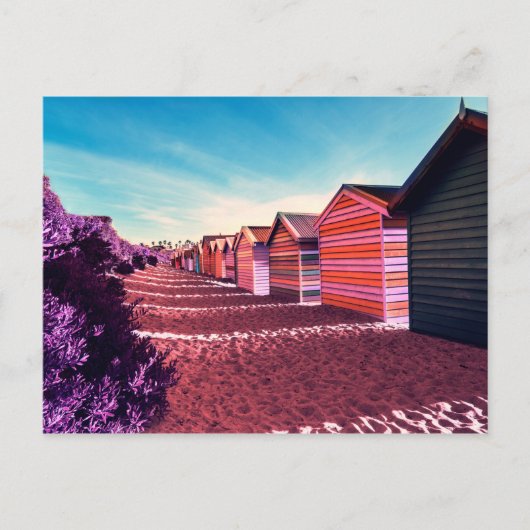 Achterkant van het Brighton Beach Poster Briefkaart (Voorkant)