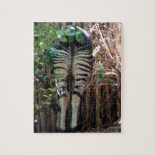 Achterkant van Okapi Legpuzzel