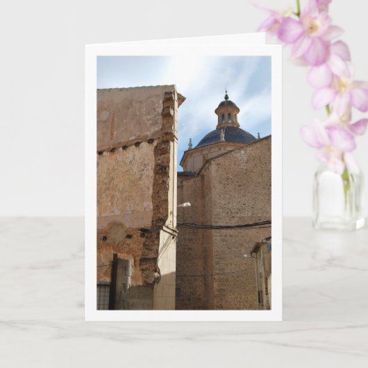 Achterkant van Onze Lieve Vrouw van Los Angeles Ke Kaart (Orchidee)