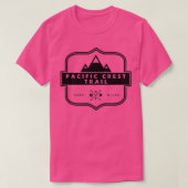 Achterkant van PCT-gebergte van Pacific Crest Trai T-shirt (Design voorkant)