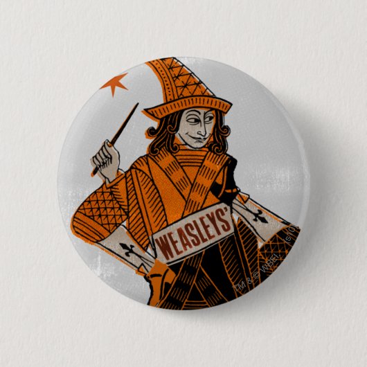 Achterkant van Weasleys kaart Ronde Button 5,7 Cm (Voorkant)