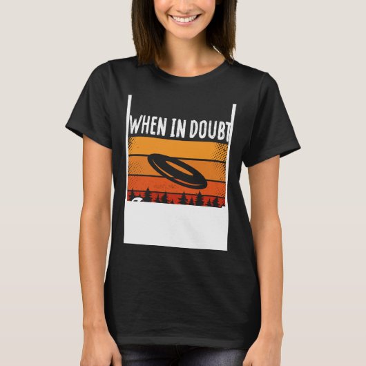 Achterkantafdruk Als Twijfel Layout Ultimate Frisb T-shirt (Voorkant)