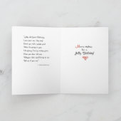 Achterkleindochter Jolly Old Sinterklaas Feestdagen Kaart (Binnen)