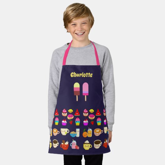 Achterkleindochter Koken Bakken Verjaardagsfeest E Schort (Gedragen)