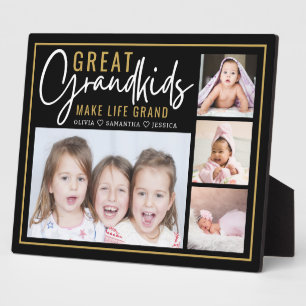 Achterkleinkinderen maken het leven geweldig 4 fot fotoplaat