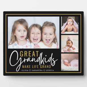 Achterkleinkinderen maken het leven grandioos 4 fo fotoplaat