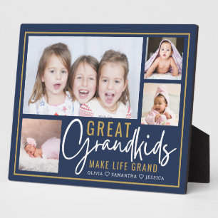 Achterkleinkinderen maken het leven grandioos Blau Fotoplaat