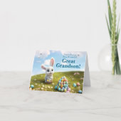 Achterkleinzoon Lieve Paashaas Kaart (Voorkant)