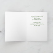 Achterkleinzoon St Patricks Day Bouwtruck Kaart (Binnen)