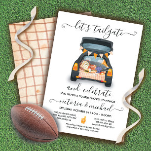 Achterklep Auto Voetbalspel BBQ Bier Couples Douch Kaart