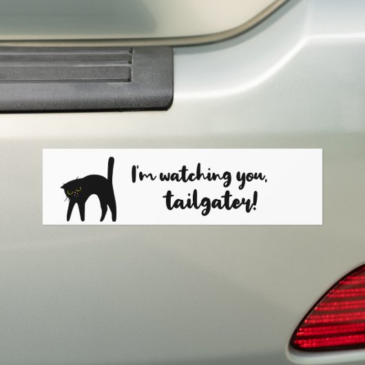 achterklep bumpersticker (Op auto)