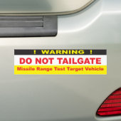 achterklep bumpersticker (Op auto)