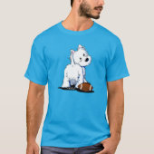 Achterklep Westie  T-shirt (Voorkant)