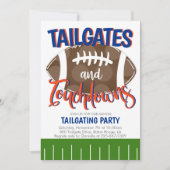 Achterkleppen en Touchdowns Voetbal ELKE TEAMKLEUR Kaart (Voorkant)