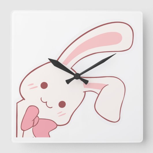 achterklok vierkante klok (Voorkant)