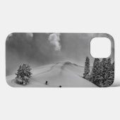 Achterlandskisklimmers in vers poeder Case-Mate iPhone case (Achterkant (horizontaal))