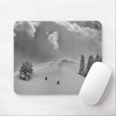 Achterlandskisklimmers in vers poeder muismat (Met muis)