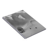 Achterlandskisklimmers in vers poeder notitieboek (Rechterzijde)