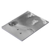 Achterlandskisklimmers in vers poeder notitieboek (Linkerzijde)