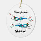 Achterlijnversiering Keramisch Ornament (Links)