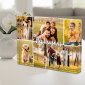 Achternaam 5 Photo Collage Script Fotoblokken