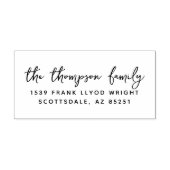 Achternaam Achternaam Aangepaste retournering Stem Zelfinktende Stempel (Design)