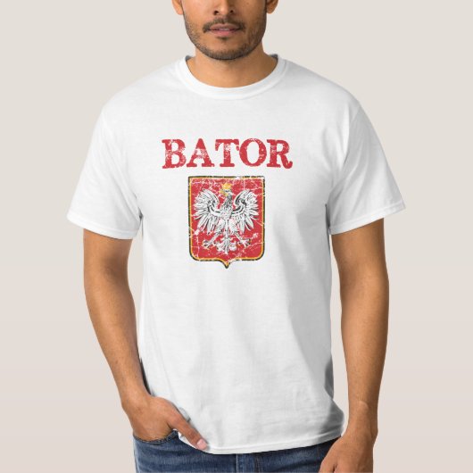 Achternaam Bator T-shirt (Voorkant)