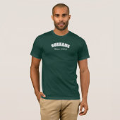 Achternaam Collegiale Ontwerp T-shirt (Voorkant volledig)
