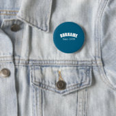 Achternaam Collegiale Vormgeving Ronde Button 5,7 Cm (In situ)