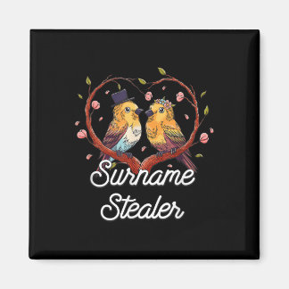 Achternaam Dief Bruidegom Pun Echtgenoot Om Te Wor Magneet