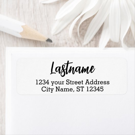 Achternaam - doopvont van het Manuscript van Bless Etiket (Insitu)