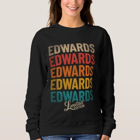 Achternaam Edwards - Edwards Limited Editio Trui (Voorkant)
