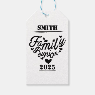 [Achternaam] Familiereünie – [Jaar] Cadeaulabel