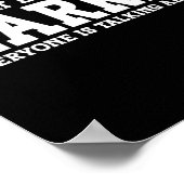 Achternaam Funny Team Familie Achternaam Harris Poster (Hoek)