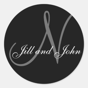 Achternaam Initiaal "N" plus voornamen Sticker