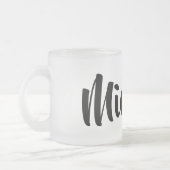 Achternaam Matglas Koffiemok (Links)