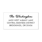 Achternaam Persoonlijk retouradres Zelfinktende Stempel (Design)