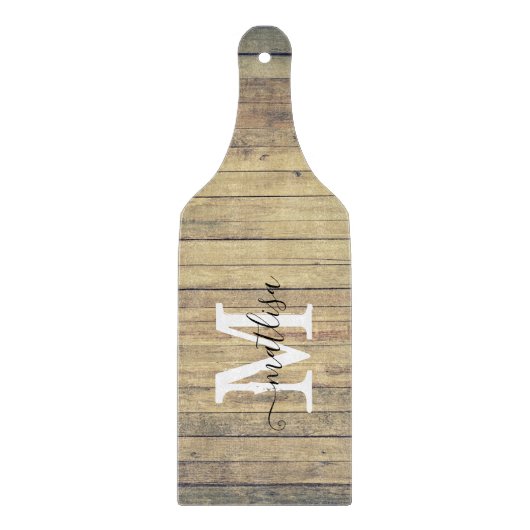 Achternaam Robuuste wasemologram Snijplank (Voorkant)
