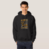 Achternaam Ruby kan alles repareren behalve stom Hoodie (Voorkant volledig)