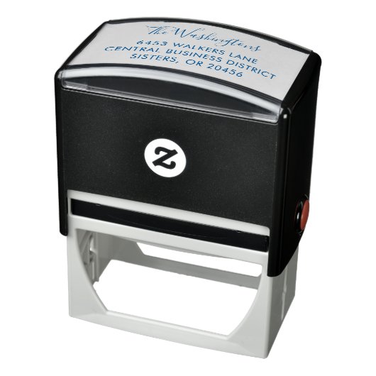 Achternaam Script Retouradres Zelfinktende Stempel (Product)