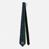 Achternaam SMITH TARTAN Monogram Letter S Cadeaus Stropdas (Voorkant)