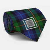 Achternaam SMITH TARTAN Monogram Letter S Cadeaus Stropdas (Opgerold)