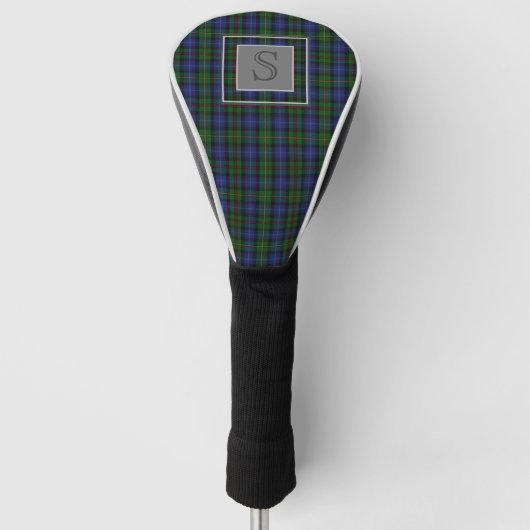 Achternaam SMITH TARTAN Monogram Letter S Gifts Golfheadcover (Voorkant)