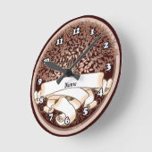 Achternaam stamboom ronde klok (Hoek)