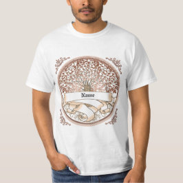 Achternaam stamboom t-shirt